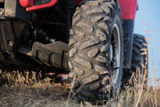 off-road car close-up